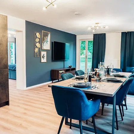 公寓 Familien- & Gruppenapartment Fuer 10 Personen Mit Direktem Parkzugang Und Terasse