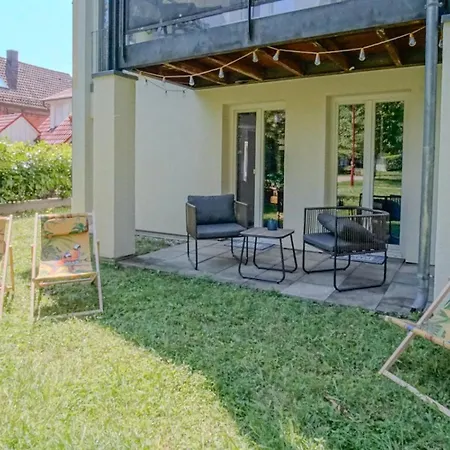 公寓 Familien- & Gruppenapartment Fuer 10 Personen Mit Direktem Parkzugang Und Terasse *