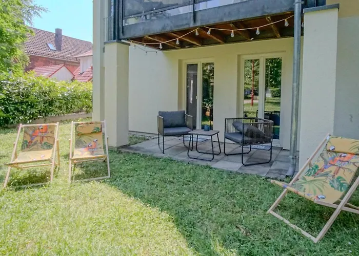 شقة Familien- & Gruppenapartment Fuer 8 Mit Direktem Parkzugang Und Terasse *